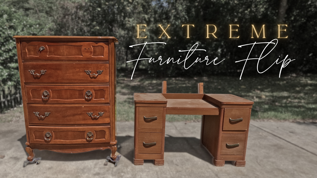 Rustic Herringbone Bedroom Set