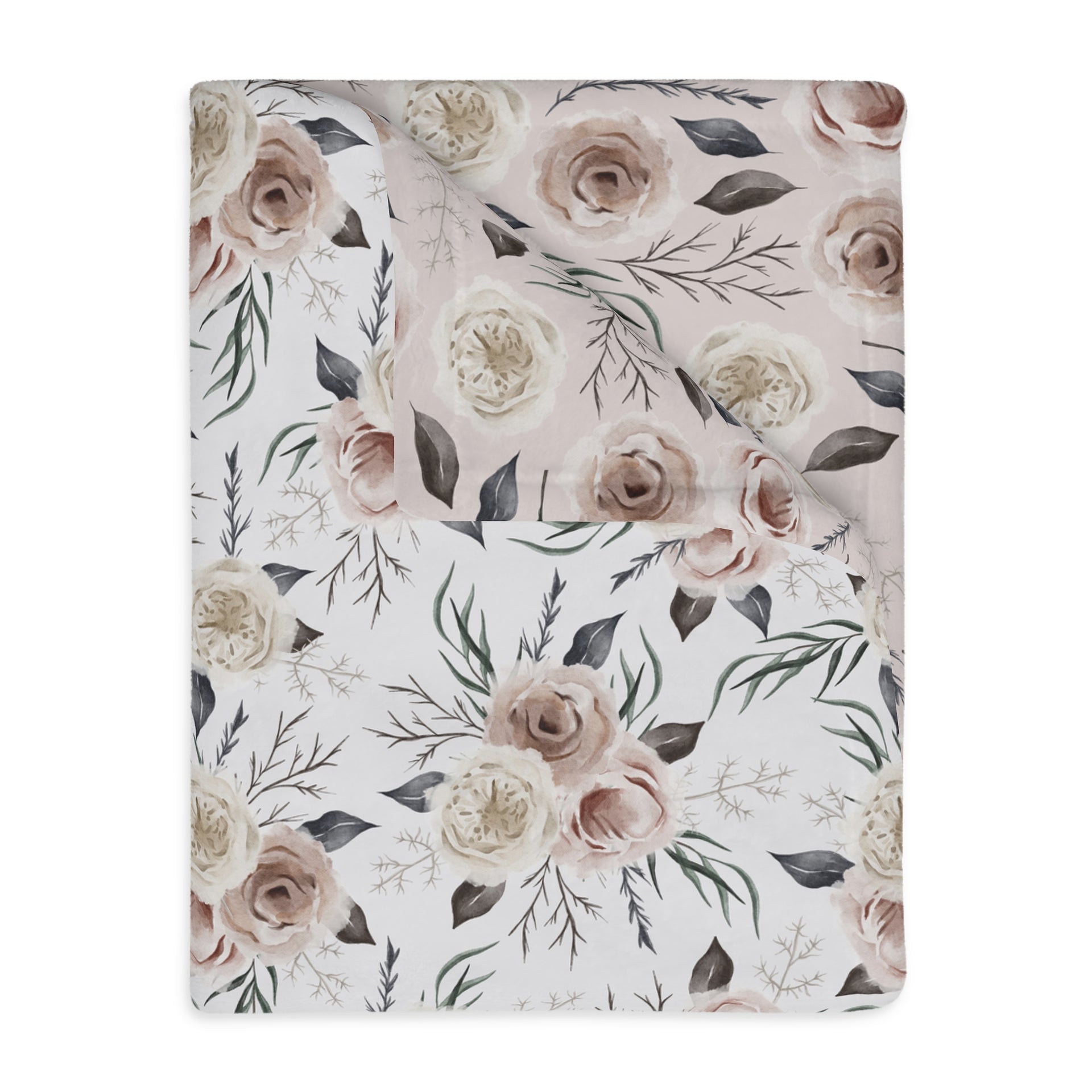 Boreal Drifts Floral | Reversible Throw Blanket