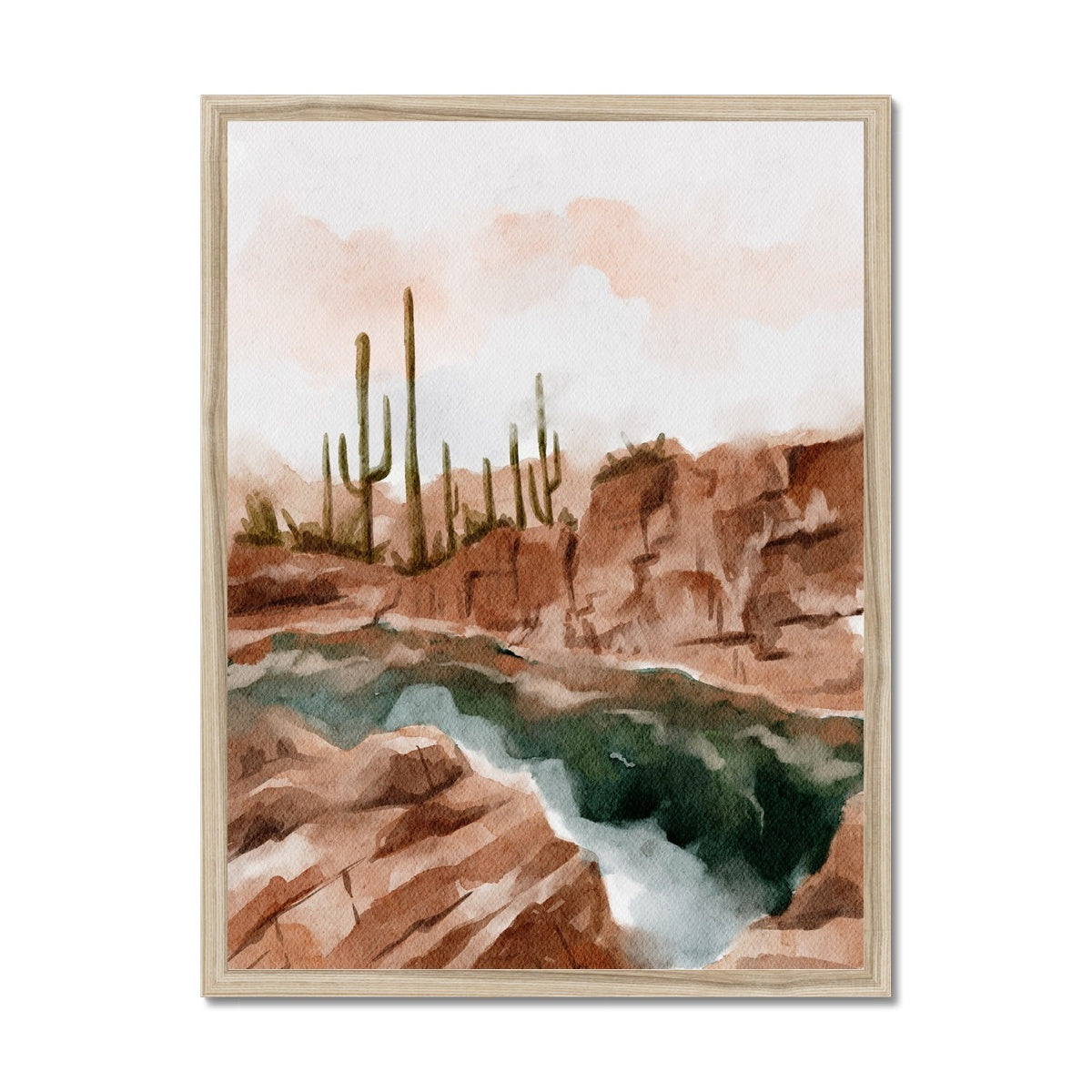 Desert Oasis | Framed Print