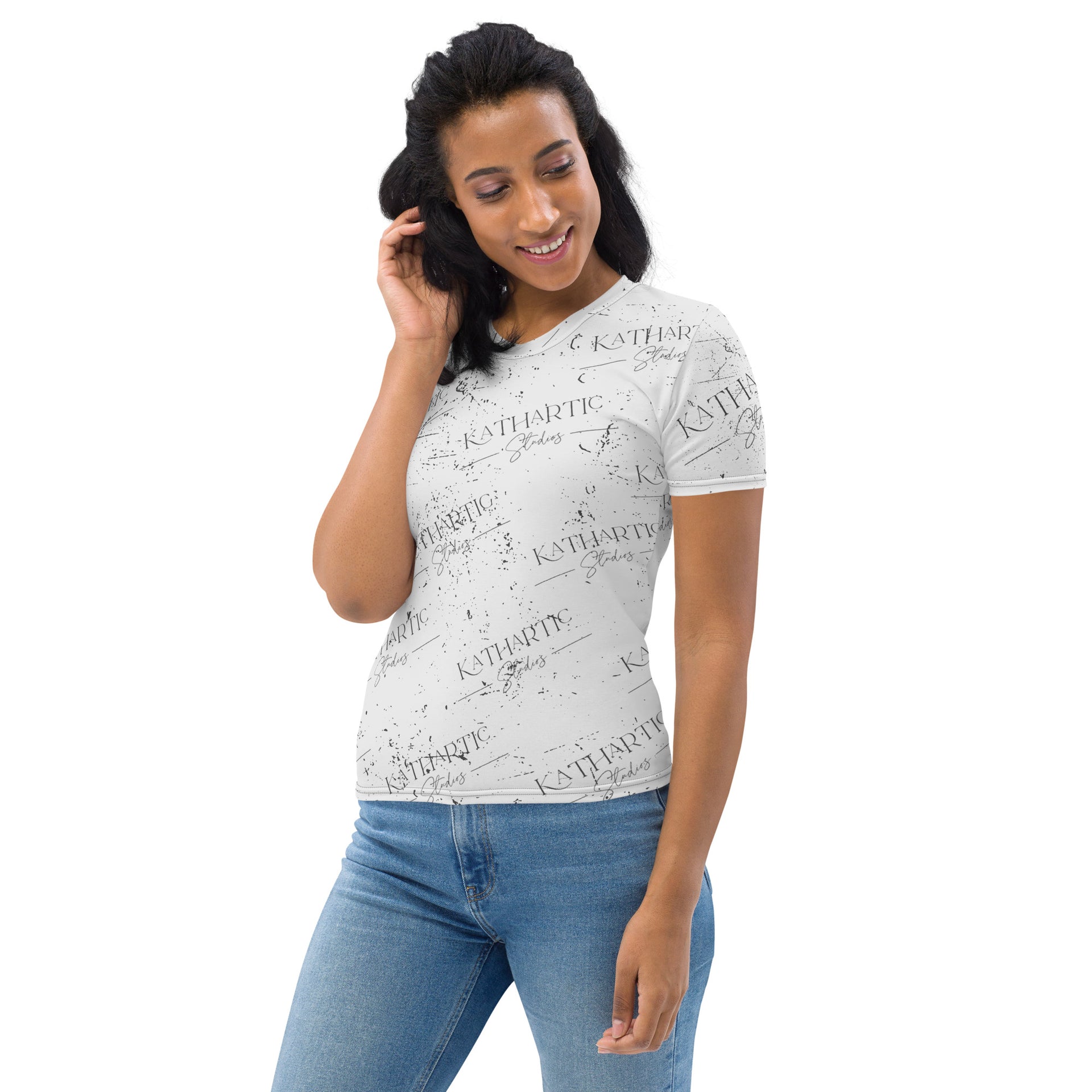 Studio Splatter | Women's Fitted T-Shirt